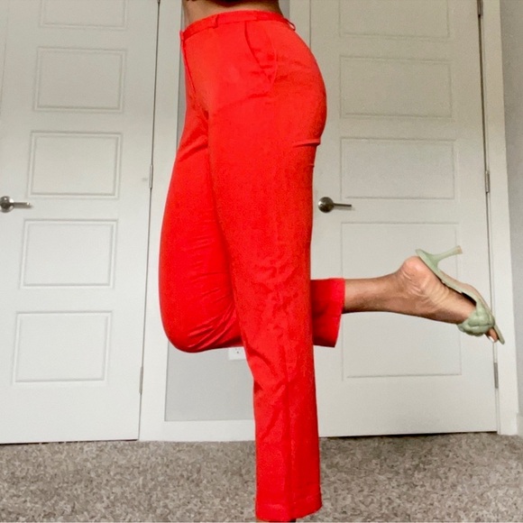 Asos Orange Smart office Pants - Picture 7 of 17